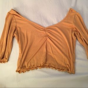 Mustard yellow shirt